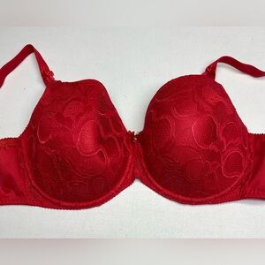 PD RED Lightly Lined Underwire, 32G *P1098